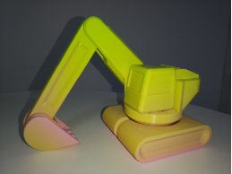 3d打印模型挖掘機(jī)