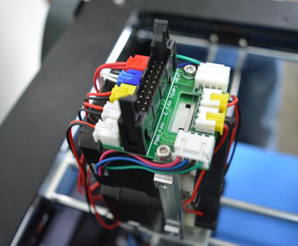 所有電線都插到轉(zhuǎn)接板示意圖