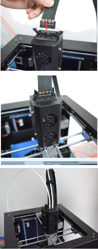 混色3d打印機(jī)安裝完成示意圖